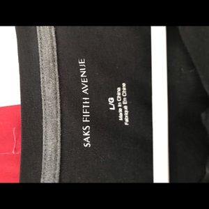 Black long sleeve designer tee